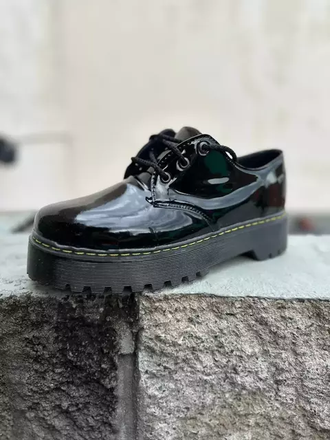 Zapato Acordonado Charol Deluxe Edicion