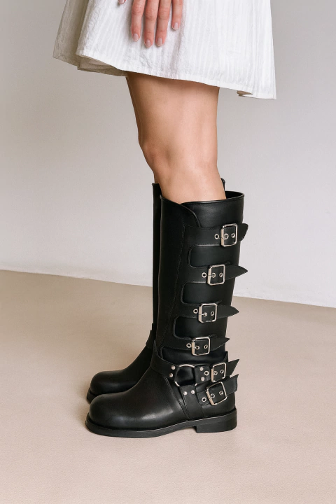 Bota Polaris Negro 35-45 Liso - comprar online