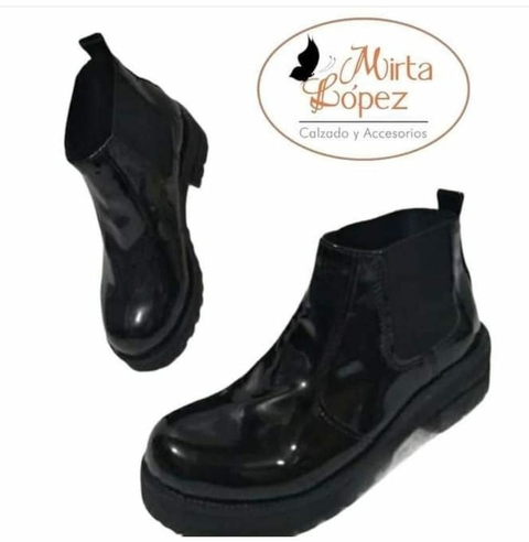 Botineta Elastizada Charol 35-45