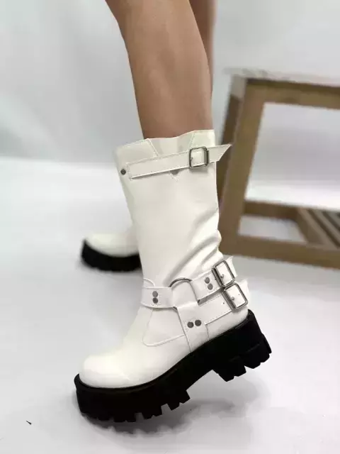 Bota Benevento 35-43 Tractor Blanco