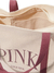 Bolsa Sacola Pink Victoria's Secret Natural com Zíper na internet
