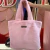 Bolsa De Pelúcia Carolina Herrera Rosa Bebê Importada - comprar online