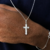 Corrente Veneziana Cruz Estampada Com Jesus