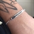 Pulseira Placa Abençoado 3x1