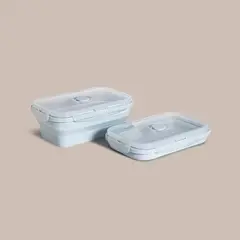 Contenedor plegable de silicona rectangular en internet