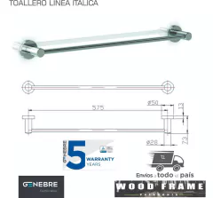 Toallero Italica - Barra Simple (60cm) en internet