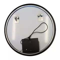 Espejo LED Touch (Circular 80cm) con Reloj + indicador de temperatura - tienda online