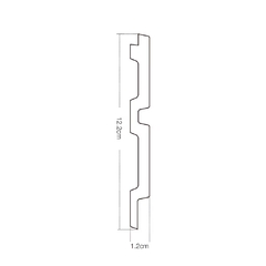 Revestimiento de Pared Interior Flat - Negro - tienda online