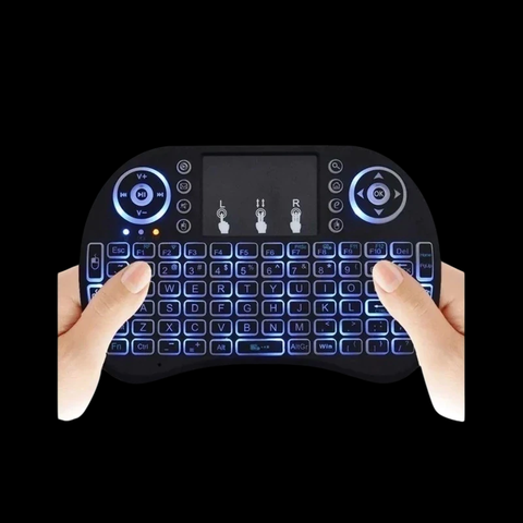 TECLADO + MOUSE CONTROL SMART TV RETROILUMINADO MINI KEYBOARD - comprar online