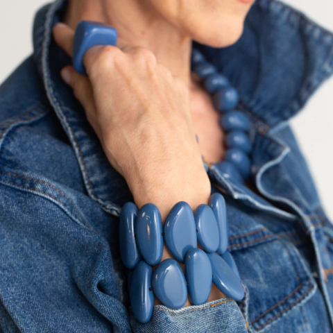 Pulseira Onda Blue Jeans 5329 - comprar online