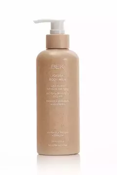 Bek Jojoba Body Milk - Crema Corporal. Pro colágeno y elastina. Reafirma - Repara - Antiestrías