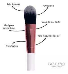 Fascino Brocha De Base Maquillaje - Care City 