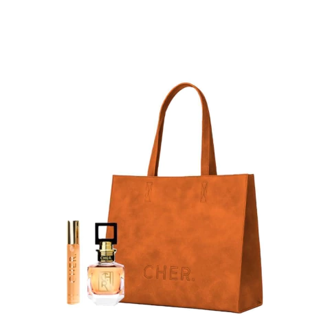 CHER ONYX EDP 50ML & TRAVEL SIZE 20ML & TOTE BAG SET