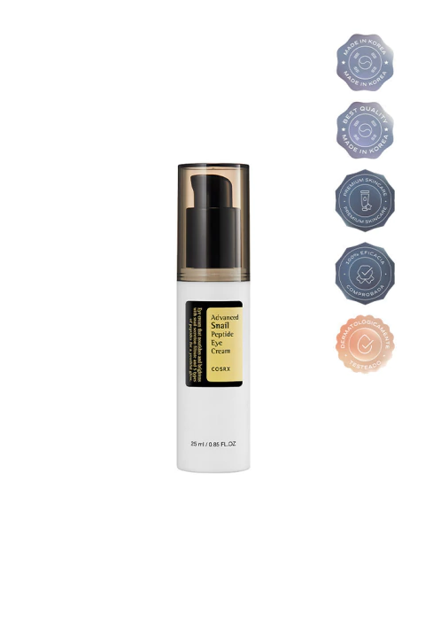 COSRX ADVANCED SNAIL PEPTIDE EYE CREAM 25mL | Contorno de ojos con Péptidos y mucina de Caracol