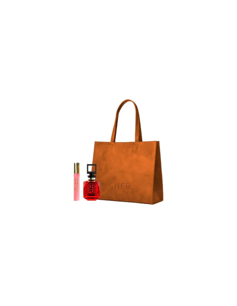 CHER ONYX ROUGE EDP 50ML & TRAVEL SIZE 20ML & TOTE BAG SET