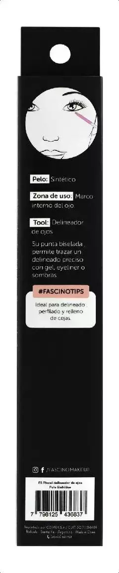 Pincel Fascino Delineador De Ojos - Care City 