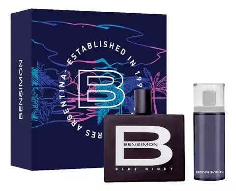 Perfume Hombre Bensimon Blue Night 100ml + Cool Spray