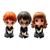 Muñecos Harry Potter X3 Figuras Ron Hermione Escoba Voladora - comprar online