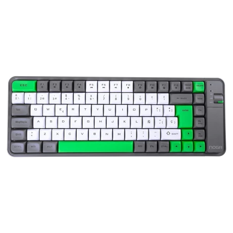 Teclado Noga Receptor Usb Bluetooth Recargable Q10