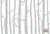 MURAL SILUETA ARBOLES - comprar online