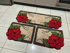 JOGO DE COZINHA 3 PEÇAS - ORQUIDEA - comprar online