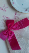 PG laço veludo pink