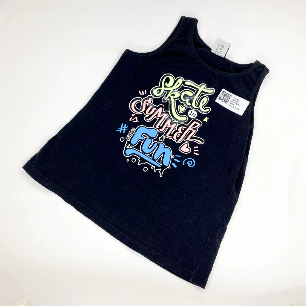 REMERA-GRISINO-T 9-10 AÑOS