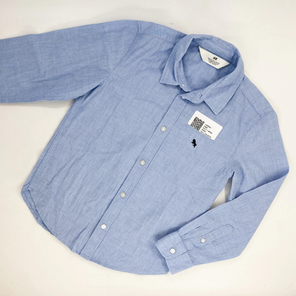 CAMISA-H&M-T 6-7Y
