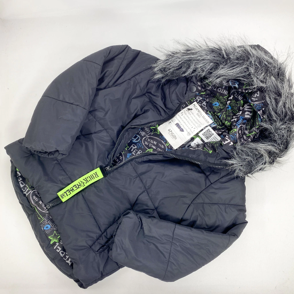 CON DETALLE / CAMPERA-GRISINO-T 7-8 AÑOS