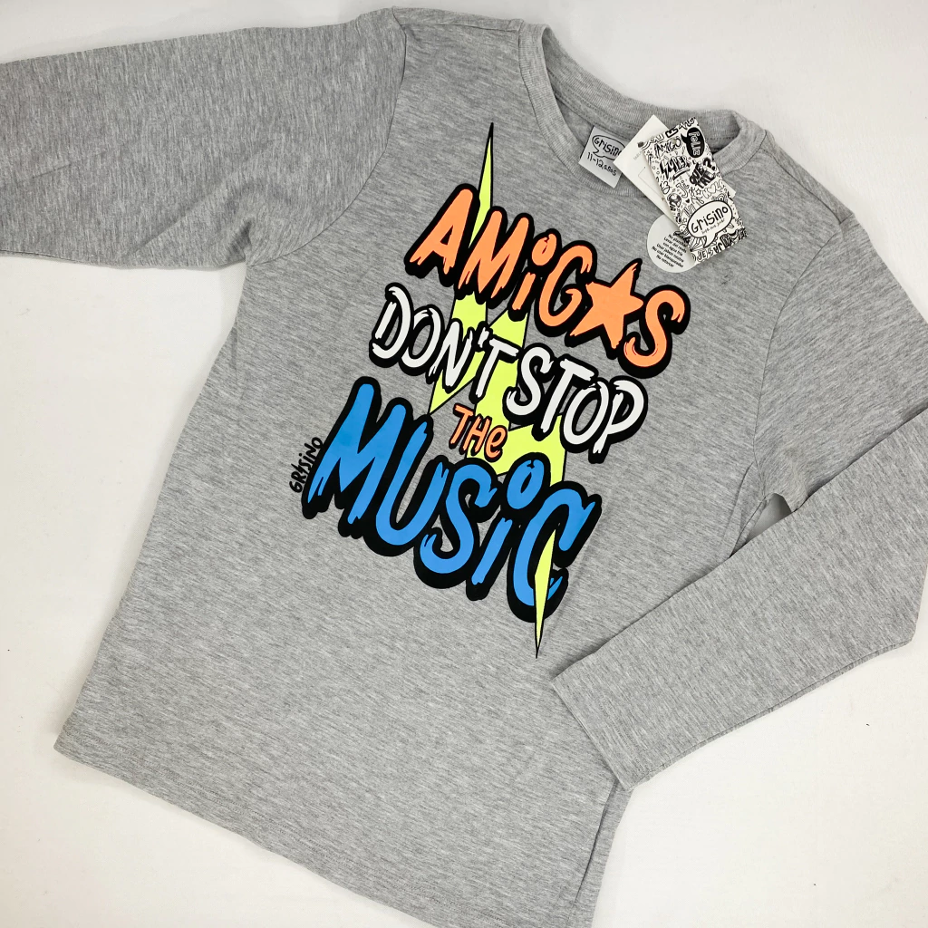 A ESTRENAR / REMERA-GRISINO-T 12 AÑOS
