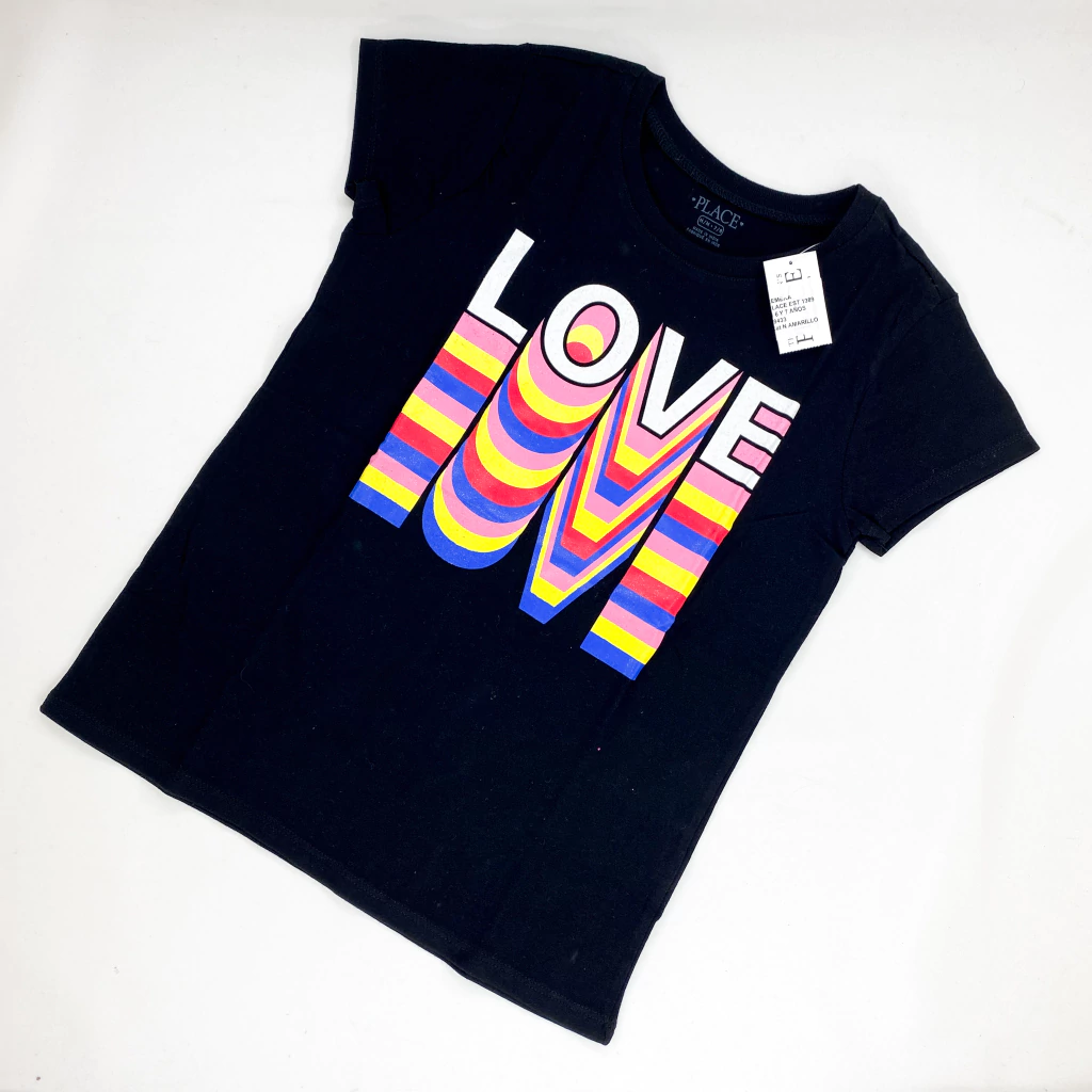 A ESTRENAR / REMERA-PLACE EST 1989-T 7-8 AÑOS