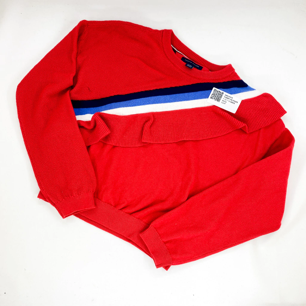 CON DETALLE / SWEATER -TOMMY HILFIGER-T L (12-14)