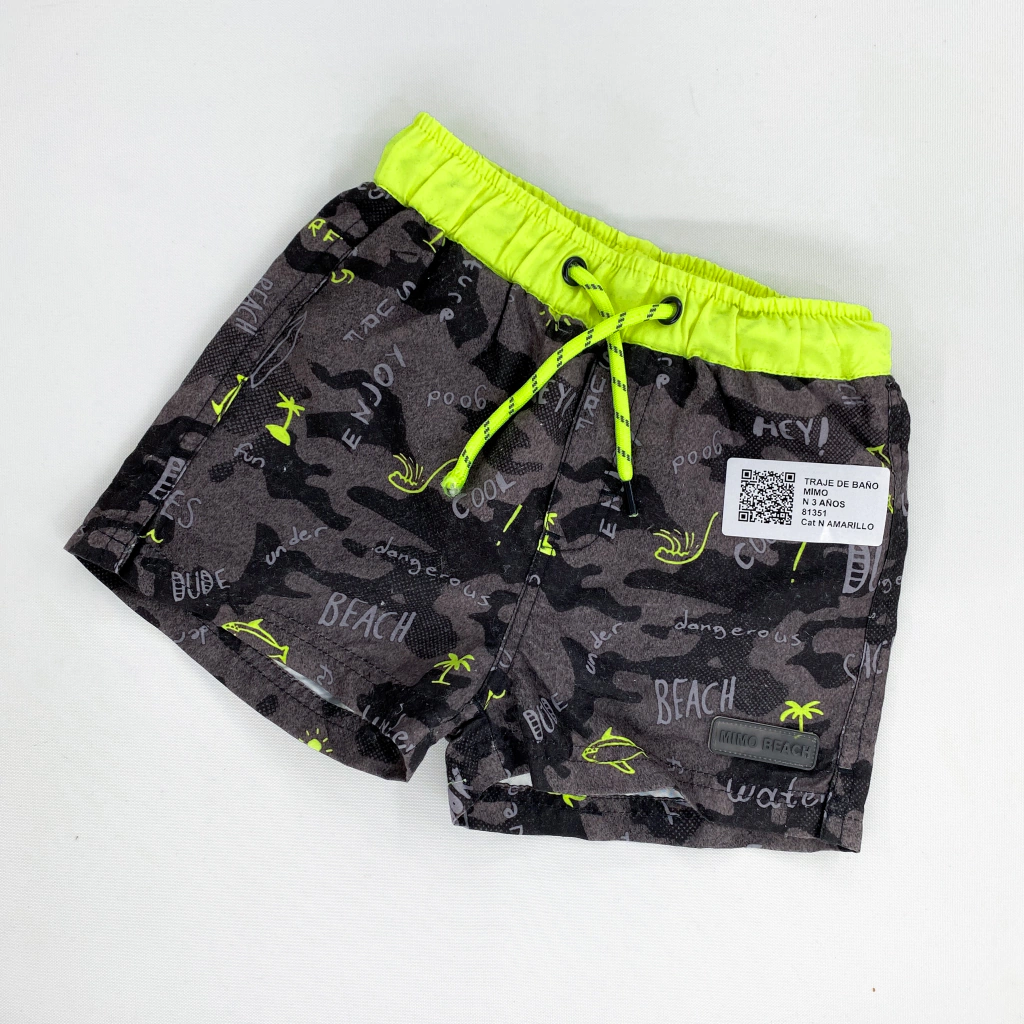 CON DETALLE / TRAJE DE BAÑO-MIMO-T 3 AÑOS