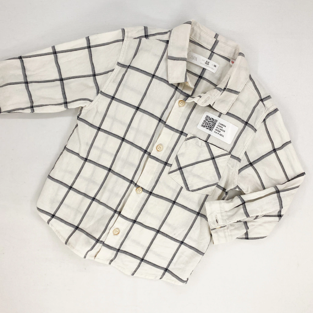 CAMISA-ZARA-T 2-3 Y