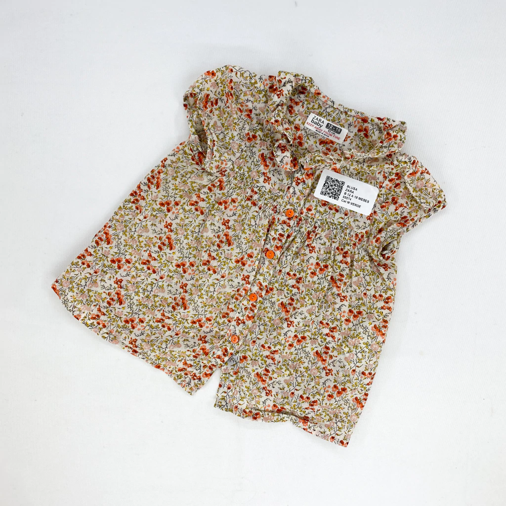 BLUSA-ZARA-T 12-18 MESES