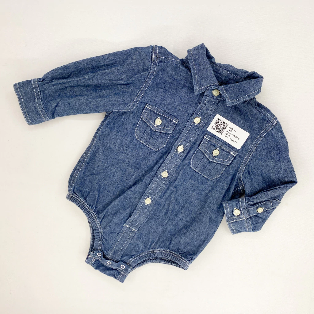 CAMISA-GAP-T 6-12 MESES