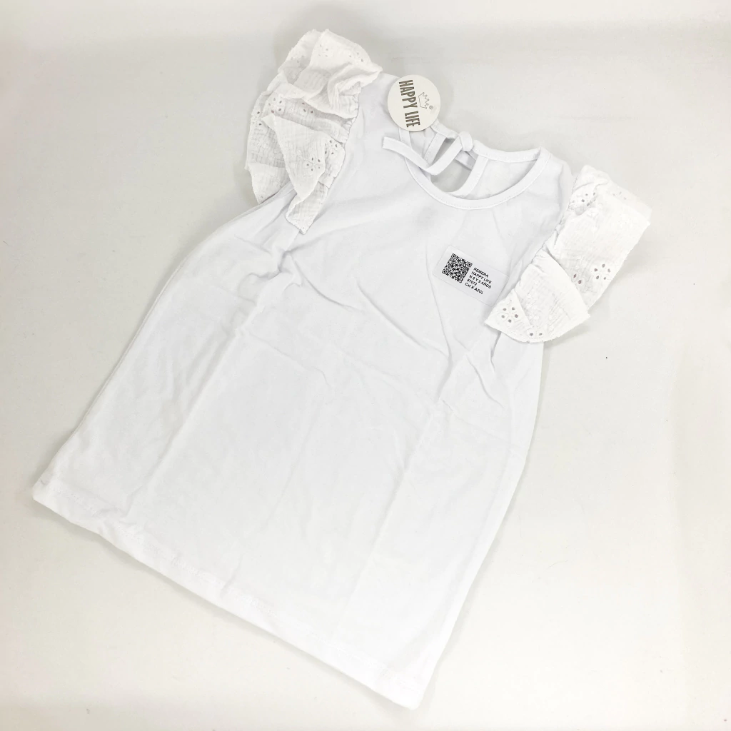 A ESTRENAR / REMERA-HAPPY LIFE-T 6 AÑOS