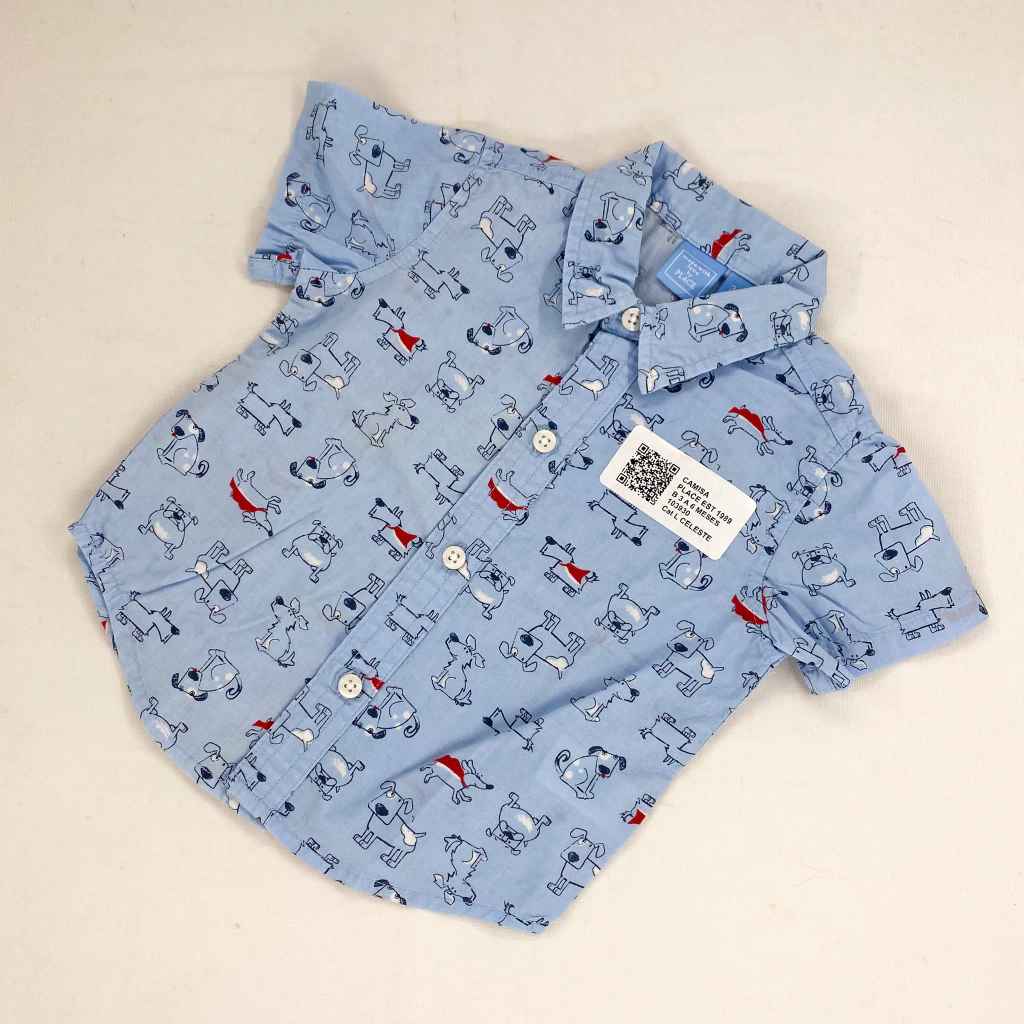 CAMISA-PLACE EST 1989-T 3-6 MESES