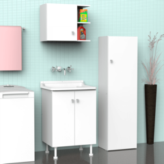 Alacena Organizador de Lavadero o Cocina (blanco) - comprar online