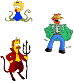 Stickers Simpsons (cliqueá para ver todos los diseños) en internet