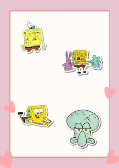 Stickers Bob Esponja - Imaginero