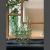 Imagen de Candelabro de vidrio verde