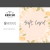 GIFT CARD - tienda online