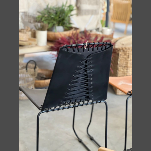 Banquetas de cuero. A pedido - Rancho Deco