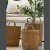 Canasto fibra natural color beige - Rancho Deco