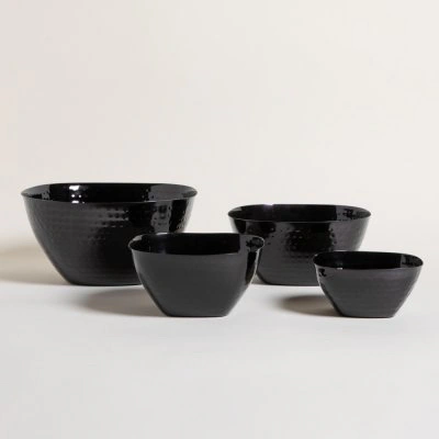 Bowls cuadrados negros