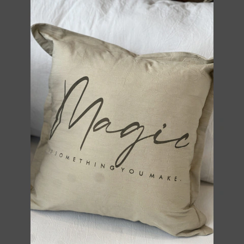 Almohadones Frase con vivo