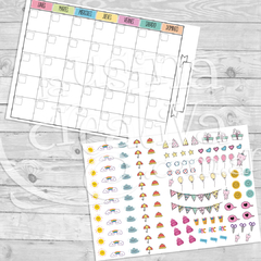 Calendario para completar