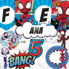 Diseño Spidey y su equipo