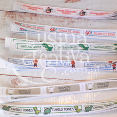 CINTAS PARA PEGAR CON PLANCHA o COSER - x10 en internet